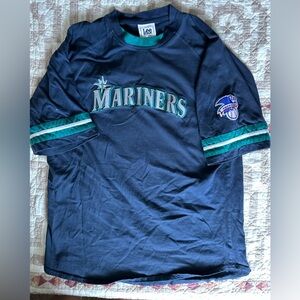 vintage Lee embroidered mariners shirt